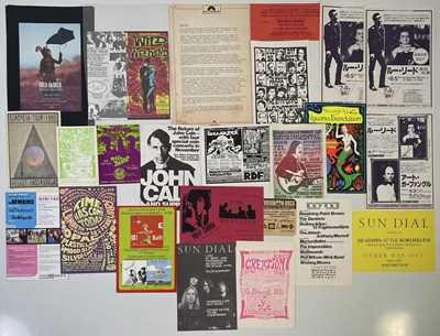Lot 378 - 1990S CONCERT HANDBILLS AND TICKETS INC VELVET UNDERGROUND.