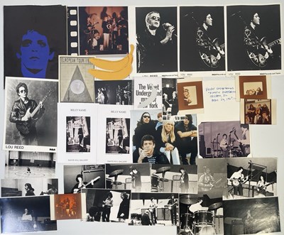 Lot 326 - VELVET UNDERGROUND INTEREST - LOU REED PRESS KIT INC POSTER.