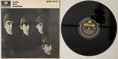 Lot 41 - THE BEATLES - WITH THE BEATLES LP (UK STEREO ORIGINAL - PARLOPHONE - PCS 3045)