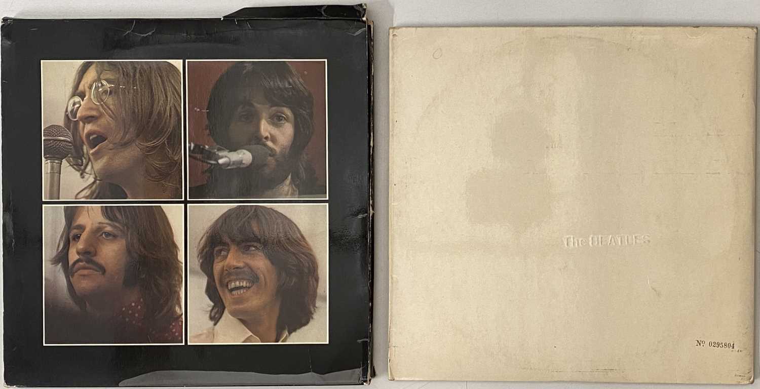 Lot 48 - THE BEATLES - LET IT BE BOX/ WHITE ALBUM LP PACK