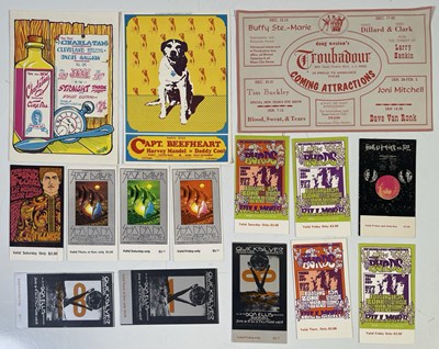 Lot 382 - BILL GRAHAM / FILLMORE - COLLECTION OF TICKETS/POSTCARDS ETC.
