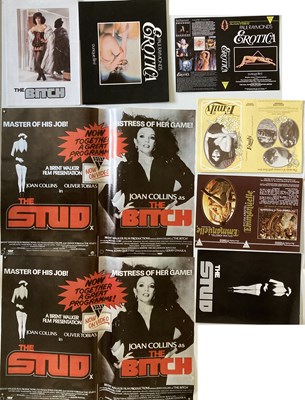 Lot 43 - BRENT WALKER ADULT FILMS - POSTERS AND PROMOTIONAL ITEMS.