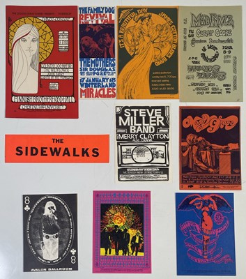 Lot 387 - BILL GRAHAM / WEST COAST - POSTERCARDS / HANDBILLS.