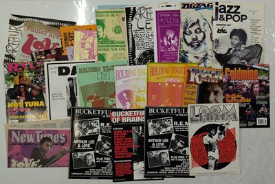 Lot 332 - LOVE - MAGAZINES AND MEMORABILIA INC SIGNED HANDBILL.