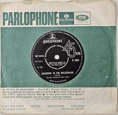 Lot 69 - ALLEN POUND'S GET RICH - SEARCHIN' IN THE WILDERNESS 7" (R 5532 - UK ORIGINAL PRESSING)