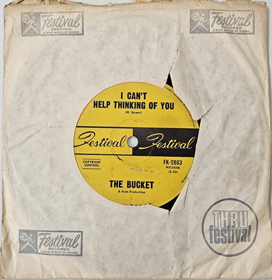 Lot 77 - THE BUCKET - I CAN'T HELP THINKING OF YOU 7" (FK-2863)