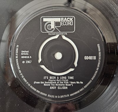 Lot 119 - ANDY ELLISON - IT'S BEEN A LONG TIME 7" (UK ORIGINAL - TRACK - 604018)