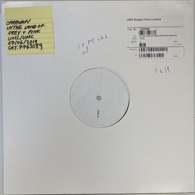 Lot 3 - CARAVAN - IN THE LAND OF GREY & PINK LP (2019 WHITE LABEL TEST PRESSING - UMG 7763089)