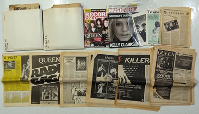Lot 342 - QUEEN - LARGE QUANTITY OF ORIGINAL CUTTINGS AND MAGAZINE PAGES.