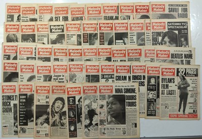 Lot 347 - MELODY MAKER 1968 COLLECTION.