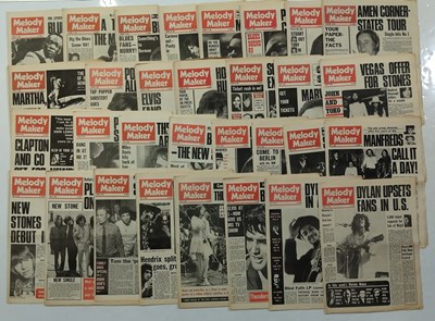 Lot 348 - MELODY MAKER - 1969 COLLECTION.