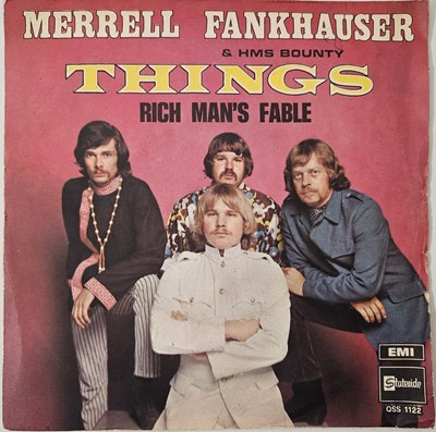 Lot 130 - MERRELL FANKHAUSER & HMS BOUNTY - THINGS 7" (ITALIAN ORIGINAL - STATESIDE - QSS 1122)