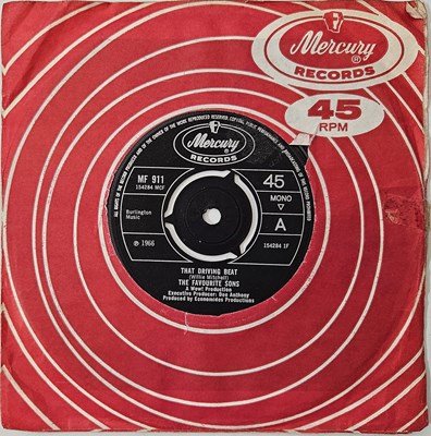 Lot 131 - THE FAVOURITE SONS - THAT DRIVING BEAT 7" (UK ORIGINAL - MERCURY - MF 911)