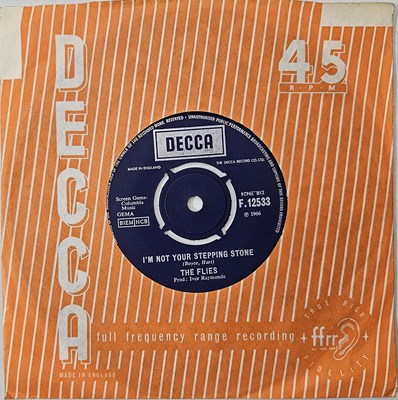 Lot 134 - THE FLIES - I'M NOT YOUR STEPPING STONE 7" (UK ORIGINAL - DECCA - F.12533)