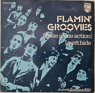 Lot 135 - FLAMIN' GROOVIES - SHAKE SOME ACTION 7" (ORIGINAL DUTCH - PHILIPS - 6078 505)
