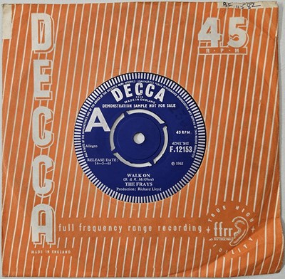 Lot 137 - THE FRAYS - WALK ON/ KEEP ME COVERED 7" (UK DEMO - DECCA - F.12153)