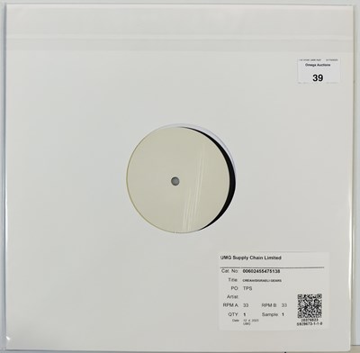 Lot 39 - CREAM - DISRAELI GEARS WHITE LABEL TEST PRESSING LP