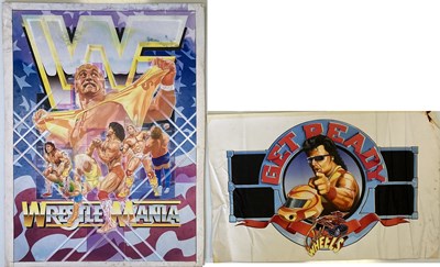Lot 49 - GAMING - COMMODORE 64 CONCEPT ART - WWF WRESTLING / WRESTLEMANIA.