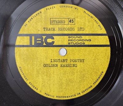 Lot 144 - GOLDEN EARRING - INSTANT POETRY/ FROM HEAVEN AND FROM HELL 7" (IBC ACETATE)