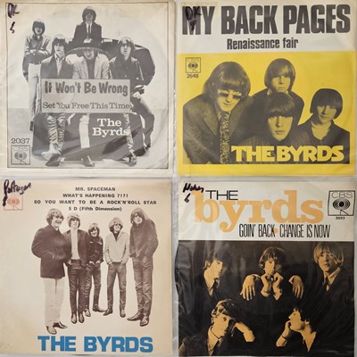 Lot 93 - THE BYRDS - EUROPEAN PRESSINGS - 7" PACK