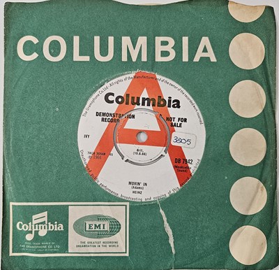 Lot 152 - HEINZ - MOVIN' IN/ I'M NOT A BAD GUY 7" (UK DEMO - COLUMBIA - DB 7942)