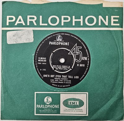 Lot 154 - HIM AND THE OTHERS - SHE'S GOT EYES THAT TELL LIES 7" (UK PARLOPHONE - R5510)