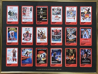 Lot 53 - JAMES BOND CARD SET.