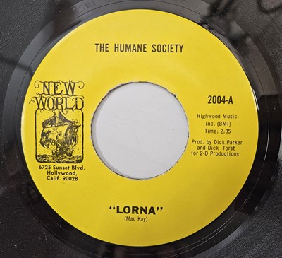 Lot 155 - THE HUMANE SOCIETY - LORNA/ ETERNAL PRISON 7" (US ORIGINAL - NEW WORLD - 2004)