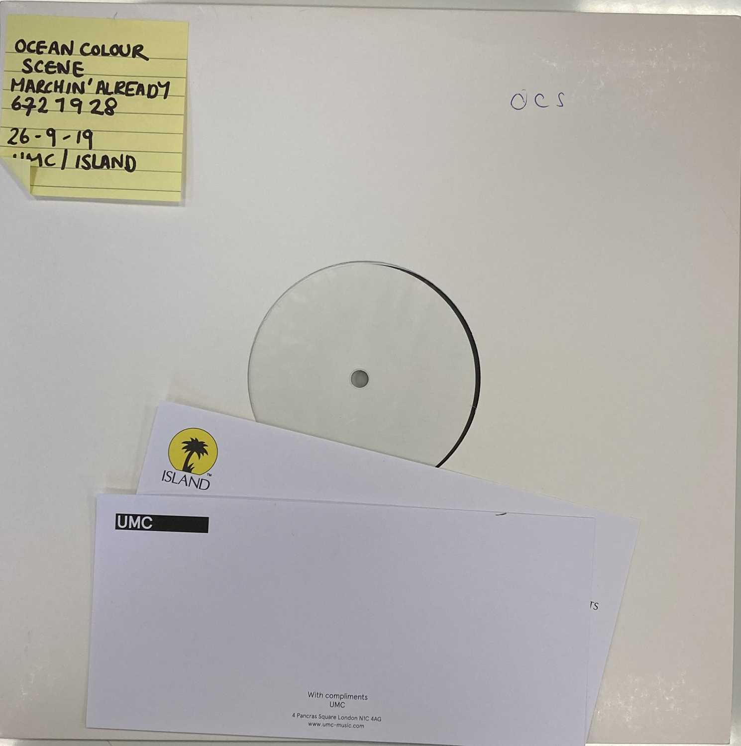 Lot 11 - OCEAN COLOUR SCENE - MARCHIN' ALREADY LP (2019 WHITE LABEL TEST PRESSING - UMC/ISLAND 6727928)