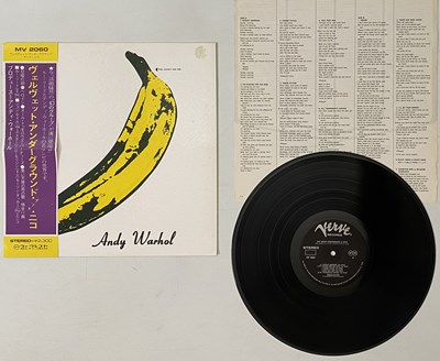 Lot 318 - THE VELVET UNDERGROUND & NICO - THE VELVET UNDERGROUND & NICO LP (1973 JAPANESE '2300 YEN' COPY - VERVE MV 2060)