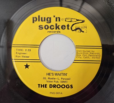 Lot 108 - THE DROOGS - HE'S WAITIN' 7" (PNS 001)
