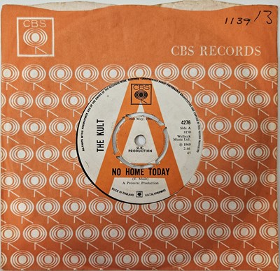Lot 175 - THE KULT - NO HOME TODAY 7" (UK DEMO - CBS - 4276)
