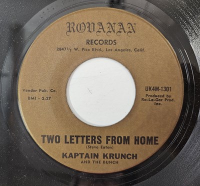 Lot 178 - KAPTAIN KRUNCH AND THE BUNCH - TWO LETTERS FROM HOME 7" (US ORIGINAL - RODANAN RECORDS - UK4M-1301)