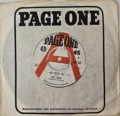 Lot 180 - THE LOVIN' - ALL YOU'VE GOT/ DO IT AGAIN 7" (UK DEMO - PAGE ONE - POF 041)