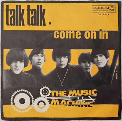 Lot 188 - THE MUSIC MACHINE - TALK TALK 7" (ITALIAN ORIGINAL - DE.2663)