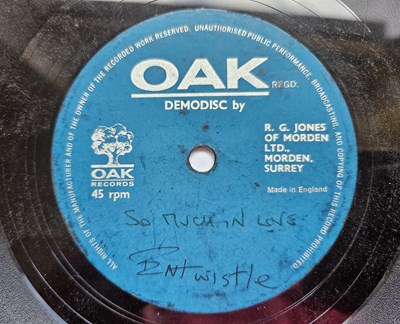 Lot 68 - UNKNOWN - SO MUCH IN LOVE 7" (OAK ACETATE)