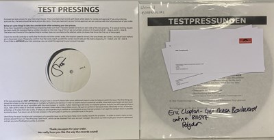 Lot 22 - ERIC CLAPTON - WHITE LABEL TEST PRESSING LPs INC ONE SIGNED