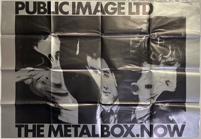 Lot 426 - SEX PISTOLS INTEREST - PIL METAL BOX PROMO POSTER.