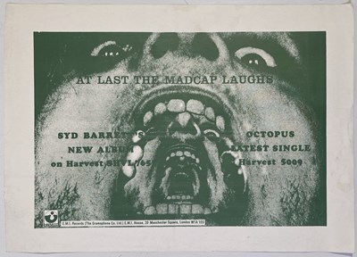 Lot 407 - PINK FLOYD - MADCAP LAUGHS PROMO SHEET.