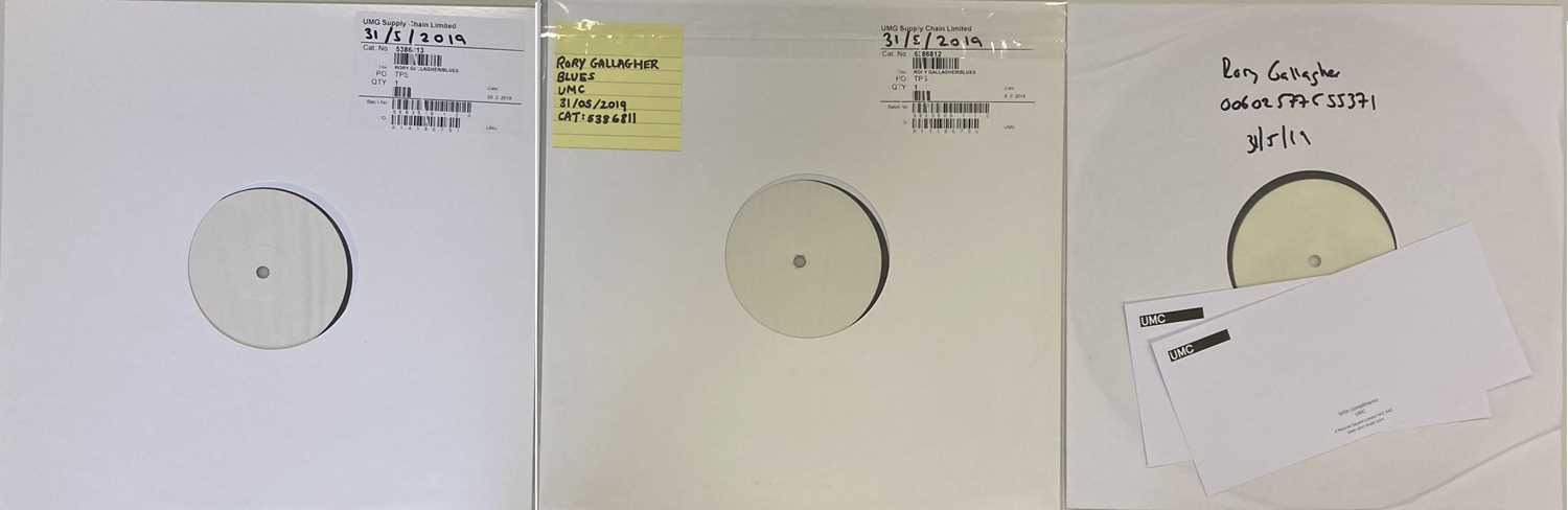 Lot 25 - RORY GALLAGHER - LPs (2019 WHITE LABEL TEST PRESSING RELEASES)