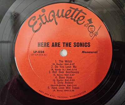 Lot 241 - THE SONICS - HERE ARE THE SONICS LP (ET-LP-024 - ORIGINAL MONO PRESSING)