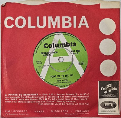 Lot 215 - PINK FLOYD - POINT ME TO THE SKY 7" (UK DEMO - COLUMBIA - DB 8511)