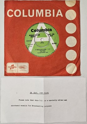 Lot 216 - PINK FLOYD - IT WOULD BE SO NICE 7" (UK DEMO - COLUMBIA - DB 8401)