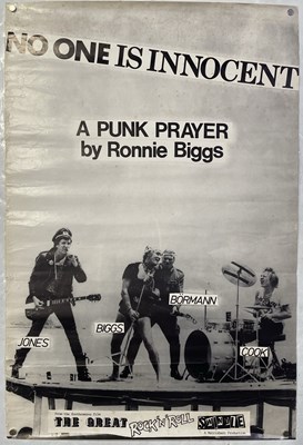 Lot 417 - SEX PISTOLS - GREAT ROCK AND ROLL SWINDLE ORIGINAL POSTER.