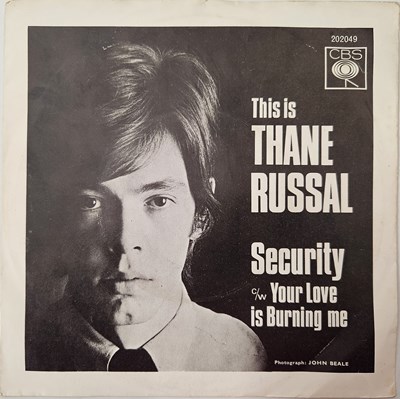 Lot 225 - THANE RUSSAL & THREE - SECURITY 7" (UK ORIGINAL - CBS - 202049)