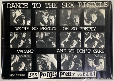 Lot 432 - SEX PISTOLS - PRETTY VACANT 1977 POSTER.