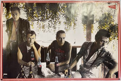 Lot 419 - THE CLASH - RARELY SEEN UNFOLDED COMBAT ROCK POSTER.