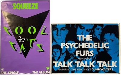 Lot 447 - SQUEEZE / PSYCHEDELIC FURS POSTERS.