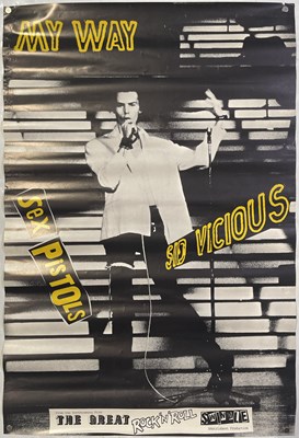 Lot 435 - SEX PISTOLS - GREAT ROCK AND ROLL SWINDLE ORIGINAL POSTER.
