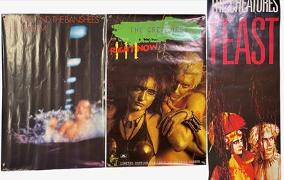 Lot 449 - THE CREATURES / SIOUXSIE AND THE BANSHEES - PROMOTIONAL POSTERS.